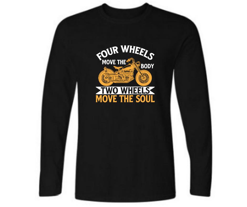 Four wheels move the body two wheel move the soul - Men's full sleeve –  MARINERSKART