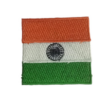 Load image into Gallery viewer, Indian Tri-Colour Flag Stitch On Embroidery Patch
