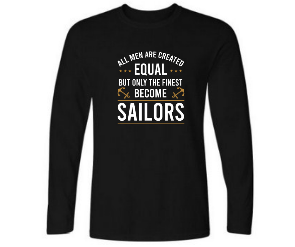 Finest Sailor - Men's full sleeve round neck T-shirt