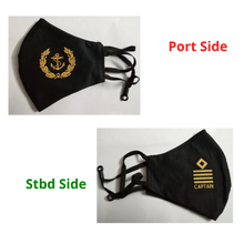 Load image into Gallery viewer, Merchant Navy Rank Customised Printed Face Mask
