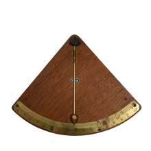 Load image into Gallery viewer, Antique Wooden / Brass Clinometer - Removed from Scrap Ship
