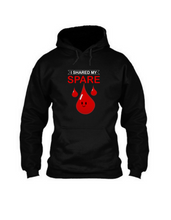 Load image into Gallery viewer, I shared my spare blood - Unisex Hoodie
