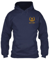 Load image into Gallery viewer, Merchant Navy ranks  - Unisex Hoodie for Officers working onboard and ashore (Navy Blue)
