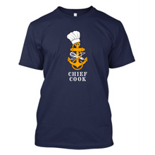Load image into Gallery viewer, Chief Cook Logo - Men&#39;s Half Sleeve Round Neck T-Shirt
