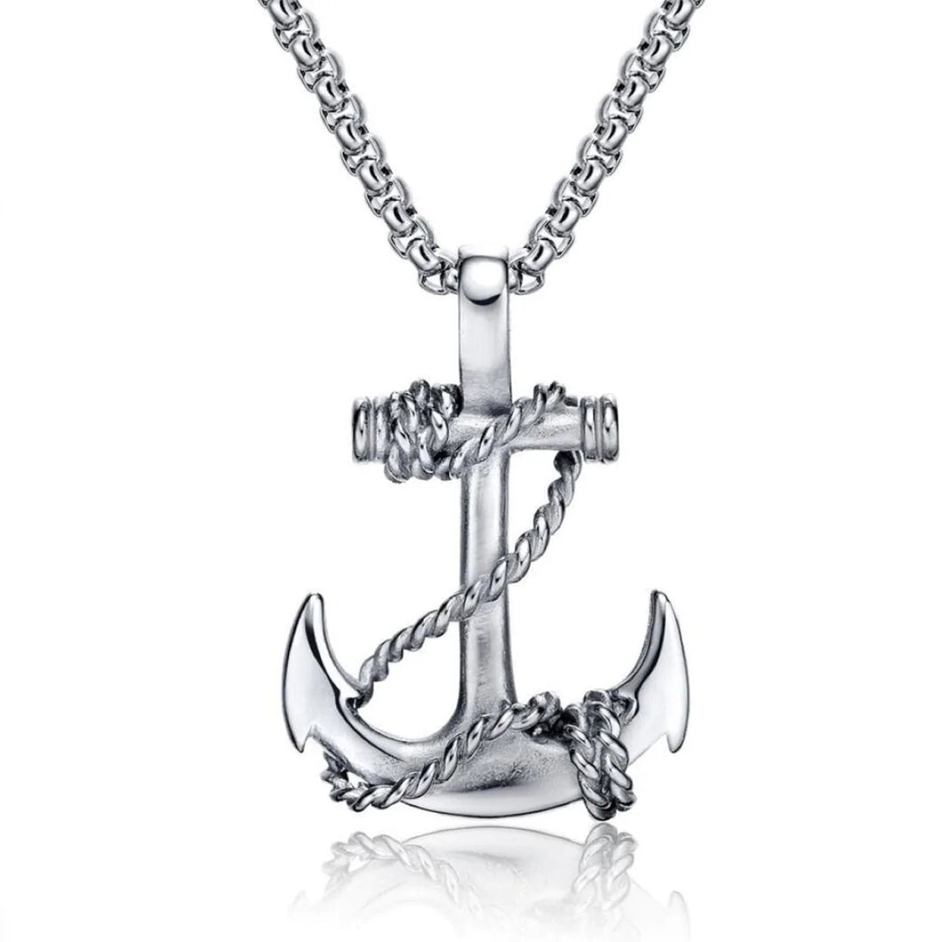 Anchor Pendant with Chain - Unisex